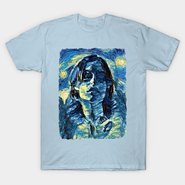 Sleeping Beauty Van Gogh Style T-Shirt by todos